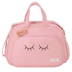 Imagem de Bolsa de Maternidade Pirulitando Grande Chuva de Amor Rosa-Feminino