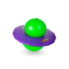 Imagem de Brinquedo Clássico Pogobol Estrela Roxo e Verde 6+