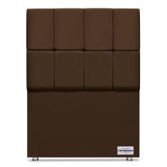 Imagem de Cabeceira Piave Veluto Marrom Solteiro (12X90x125) - Ortobom