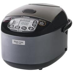 Imagem de Panela de Arroz Elétrica até 10 xícaras não Cozidas com Painel de Controle, 110V 880W, Zojirushi NL GAC18, Preta