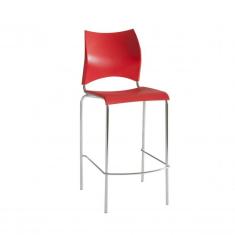 Imagem de Banqueta Alta Unimóvel Cromado/