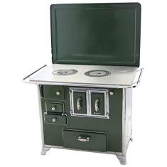 Imagem de Fogão a Lenha Provençal Gabinete Venâncio 03 Verde 3pgdtvd
