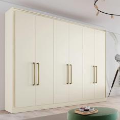 Imagem de Guarda Roupa Casal 6 Portas 6 Gavetas - Argos-Off white - Made Marcs