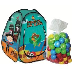 Imagem de Toca Barraca Infantil Pop Up Com 50 Bolinhas Piratas Da Ilha