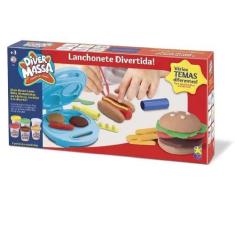 Imagem de Massinha De Modelar Lanchonete Divertida Diver Massa Divertoys