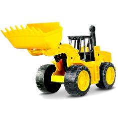 Imagem de Carrinho Trator de Brinquedo Movimenta com de Alavancas 29cm