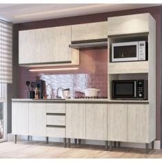 Imagem de Cozinha Modulada Americana 5 Peças Greta Crema Megasul - Irm