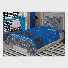 Imagem de Jogo De Cama Microfibra Estampado Playstation Lepper