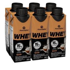 Imagem de Pack 6 Unidades Bebida Láctea Whey 15G De Proteína Piracanjuba Zero La