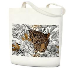 Imagem de Sacola feminina de lona, bolsa de compras estética, dobrável, reutilizável, presente para amigos - D, Branco, One Size