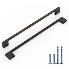 Imagem de KNOKLOCK Pacote com 6 puxadores de armário de cozinha 11,3 polegadas (288 mm) puxadores de armário de cozinha puxadores de armário de cozinha puxadores de gaveta para armário guarda-roupa