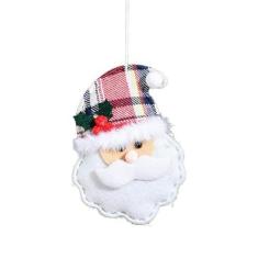 Imagem de Milageto Árvore de Natal Pendurado Enfeite Pingente Reutilizável Presente Decoração de Árvore de Natal para Natal Hotel Escritório Noivado Festa, Papai Noel