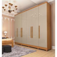 Imagem de Guarda Roupa Casal 6 Portas 4 Gavetas 10 Pés Veneza