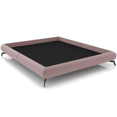 Imagem de Cama Casal King Base Box Pés De Ferro Estilo Industrial 210cm Otto P05