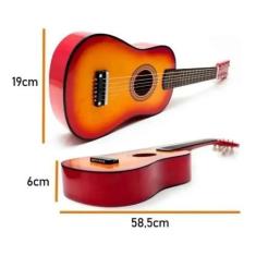 Imagem de Mini Violão Infantil Com Corda De Aço - Toys