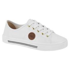 Imagem de Tênis Feminino Moleca Casual Flatform Napa Branco 39-Feminino