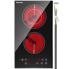 Imagem de Fogão elétrico Karinear 2 Burner 30cm Drop-in 3200W 220V, 220V