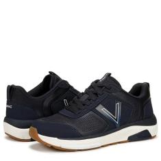 Imagem de Vionic Walk Strider 001 Oxford feminino, Malha sintética azul marinho, 35