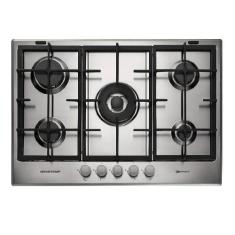 Imagem de Cooktop A Gás Brastemp Gourmand 5 Queimadores Inox 75cm 220v, 220V