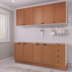 Imagem de Cozinha Modulada 4 Peças 2 Aéreos 2 Balcões Arizona Cabecasa Madeirama