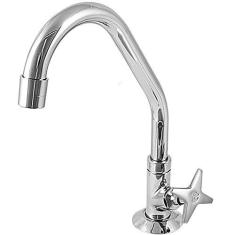 Imagem de Torneira Para Cozinha De Mesa Bica Alta Eco Cromada