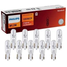 Imagem de Kit 10 Lampada Philips Esmagada Pequena 1.2W 24V Sinalização Painel