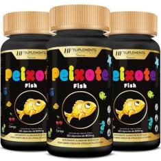 Imagem de 3X Peixote Omega 3 Infantil Mastigavel 60Caps Hf Suplements