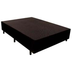 Imagem de Cama Box Base Luckspuma versal Corano Preto 138x188x24