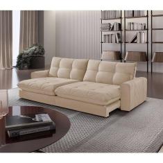 Imagem de Sofá Firenze Linho 02 Módulos De 80cm B25cm Meu Sofá Online A294 Linho Creme