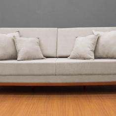 Imagem de Sofá Fixo Living Barcelona com 200cm Bege