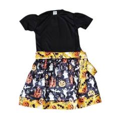 Imagem de Fantasia Infantil Halloween: Vestido Estampas Sortidas + Surpresa - Mã