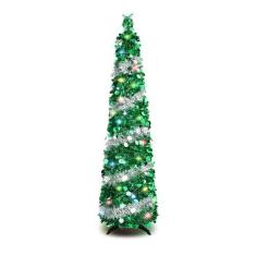 Imagem de Árvore de Natal Kungfuking de 5 pés com 90 luzes coloridas e enfeites