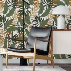 Imagem de Papel de Parede Adesivo Folha Natureza N02042 Rolo de 0,58x3,00M