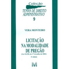 Imagem de Licitação na Modalidade de Pregão - Col. Temas de Direito Administrativo - Vol. 9 - 2ª Ed. 2010 - Scarpinella, Vera - 9788539200290