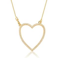 Imagem de COLAR CORAÇÃO ABERTO 78P 1MM CI 45CM