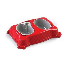 Imagem de Comedouro Plast Pet New Pratic Vermelho - Tamanho GG