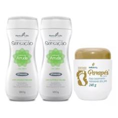 Imagem de Kit 2 Sabonete Íntimo Sensação De Arruda Natu Life + Creme Para Rachad