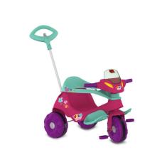 Imagem de Triciclo velobaby rosa G2 passeio pedal suporte para celular