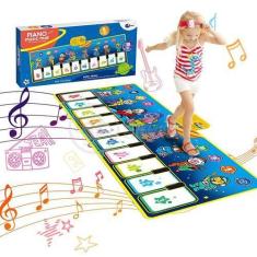 Imagem de Piano Music Mat Tapete Musical 110X36cm  Animais Crianças Infantil Beb