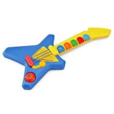 Imagem de Guitarra Divertida Infantil Com Som E Luzes - Homeplay