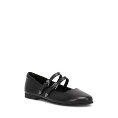 Imagem de Frye Tênis feminino Carson Multi Mary Jane, Preto - Cabra Crust Leather, 36