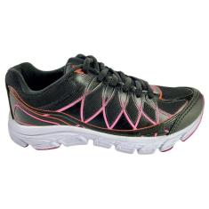Imagem de Tênis Alegria Preto com Detalhes em Pink - ULLY-Feminino