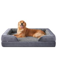 Imagem de Cama ortopédica para cães INVENHO Large XL lavável com impermeável