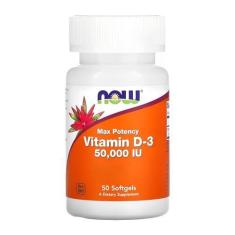 Imagem de NOW Foods Vitamina D3 50 Cápsulas Importado