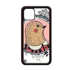 Imagem de Capa com estampa de ilustração de desenho de folha de pombo para iPhone 11 Pro Max para Apple Mobile Case Shell