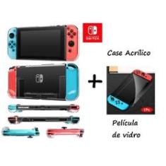 Capa Acrílica E Película De Vidro Para Nintendo Switch Oled