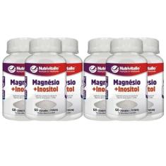 Imagem de KIT 06 MAGNESIO + INOSITOL 700MG 60CAPS NUTRIVITALLE