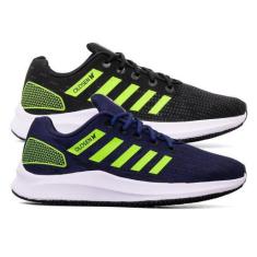 Imagem de Kit 2 Tenis Masculino Feminino Macio Leve Esporte Academia 34-43 - Old