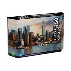 Imagem de Quebra-Cabeça Puzzle 750 Peças Panorama Entardecer Em Nova York Grow -
