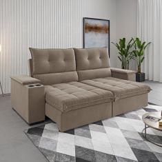 Imagem de Sofá 4 Lugares Santiago Retrátil e Reclinável - Viero Móveis